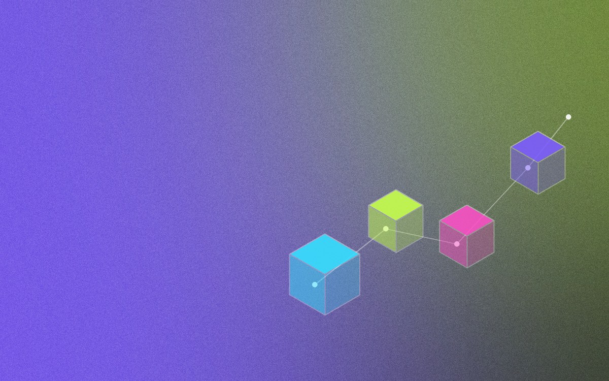 Connected isometric blocks representing smart contract security review